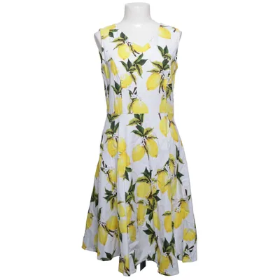 Dress (White, Yellow, Green) from Bridesmay Cotton, Elastane