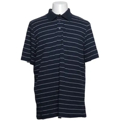 Poloshirt (Blauw, Wit) van Camargue Katoen, Polyester