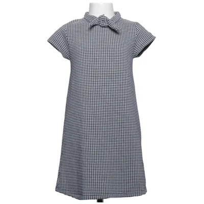 Jurk (Blauw, Wit) van Zara Girls Elastaan, Polyester, Viscose