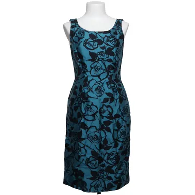 Robe (Bleu, Noir) de L.K. Bennett Acétate, Soie, Laine