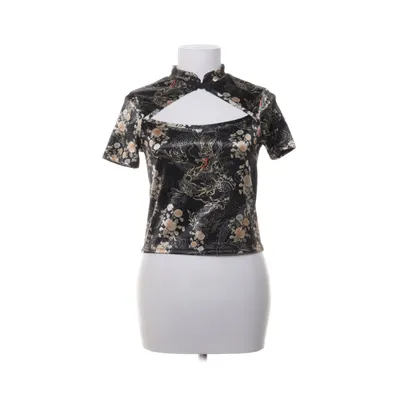 Cheongsam (Svart, Flerfärgad) från Urban Outfitters Elastan, Polyester