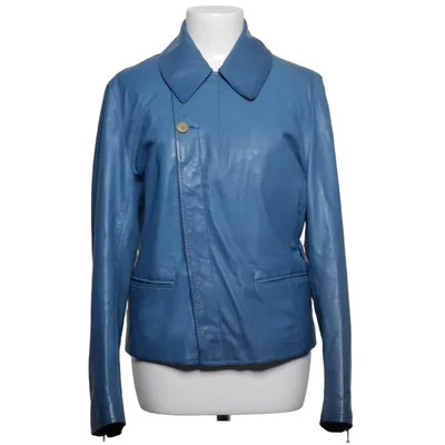 Leather jacket (Blue) from Haversack Cupro, Leather