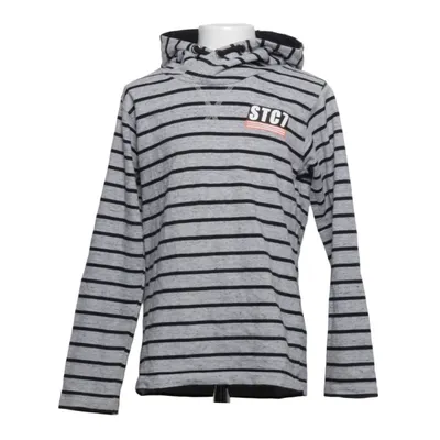 Hoodie (Gray, Black) from STC Cotton, Polyester