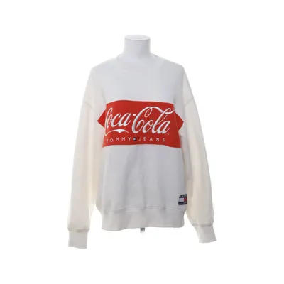 Collegetröja (Vit, Röd) från Tommy Hilfiger Jeans x Coca Cola Bomull, Polyester