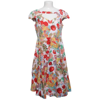 Robe (Blanc, Multicolore) de Belle Poque