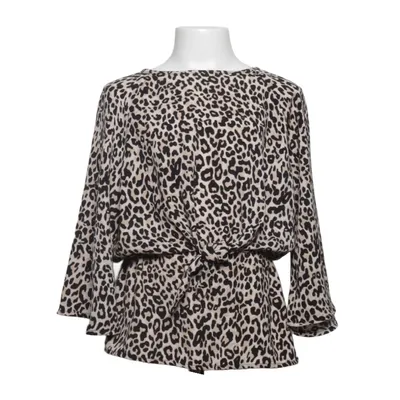 Blouse (Beige, Black) from Lindex Kids Polyester
