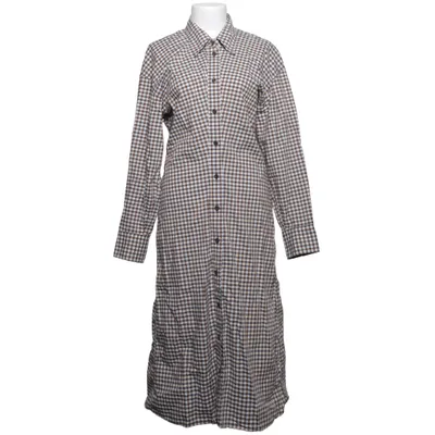 Skjortekjole (Brun, Hvid, Blå) fra Uniqlo U Bomuld, Elastan