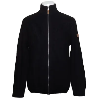 Cardigan (Noir) de Jean Pascale Acrylique, Coton
