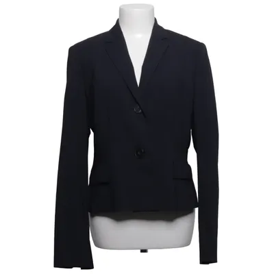 Blazer (Black) from René Lezard Acetate, Elastane, Polyamide, Polyester, Wool