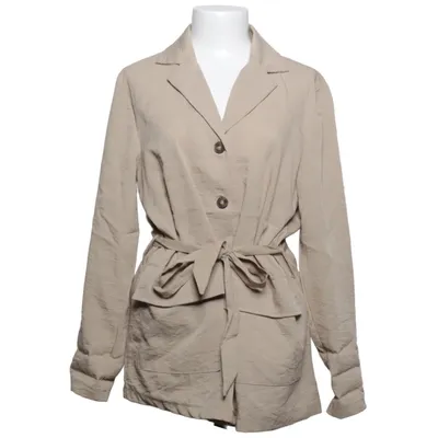 Cardigan (Beige) van Qed London Elastaan, Polyester, Viscose