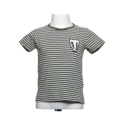 T-shirt (Grön, Vit) från Name It Elastan, Ekologisk bomull, Viskos