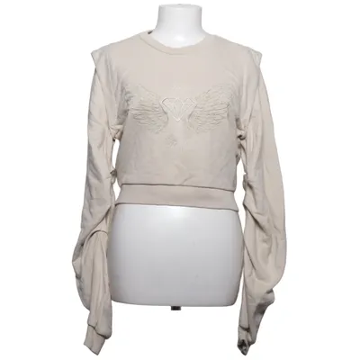 Sweatshirt (Beige) fra Just Unique Elastan, Polyester