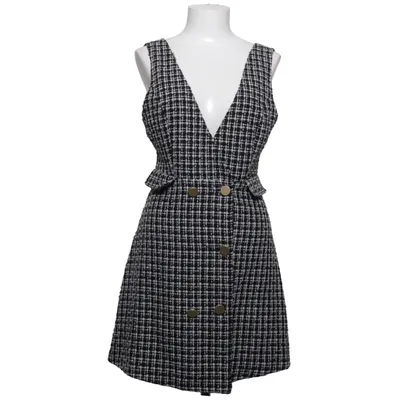 Robe (Noir, Blanc) de Allegra K Polyester