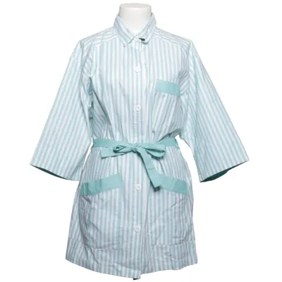 Kortärmad skjorta (Vit, Grön) från Hejco Bomull