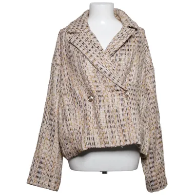 Blazer (Beige, Multicolored) from Summum Woman Elastane, Polyester