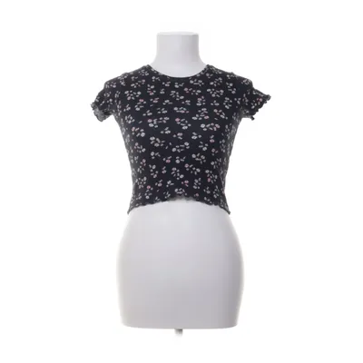 Crop top (Blauw, Meerkleurig) van Pull & Bear Katoen, Elastaan