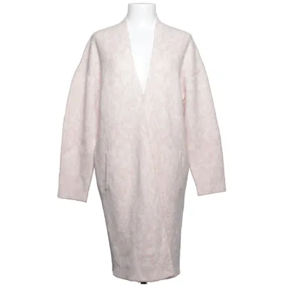 Cardigan (Rose, Blanc) de I Say Acrylique, Laine d'alpaga, Mohair, Polyamide