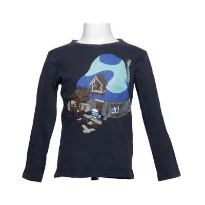 Lange mouwen shirt (Blauw, Meerkleurig) van The Smurfs Katoen