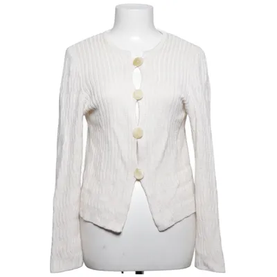 Cardigan (Blanc) de Haugland Coton, Lin