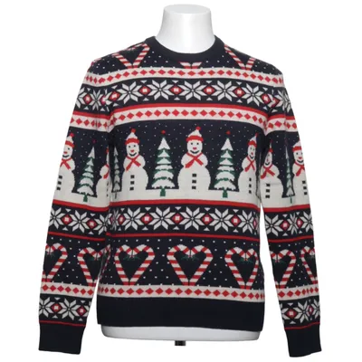 Julesweater (Blå, Rød, Hvid, Grøn) fra Pier One Akryl, Genanvendt polyester