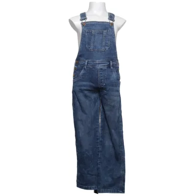 Hängselbyxor (Regular) från Denim by Lindex Bomull, Elastan, Polyester