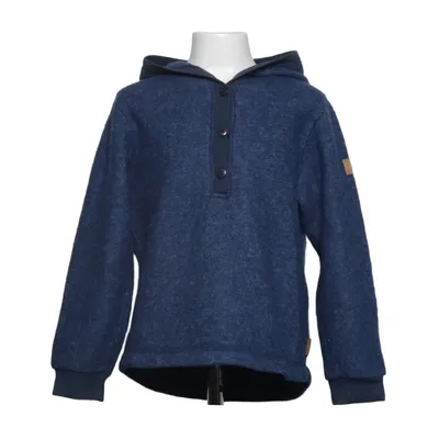 Sweat à capuche (Bleu) de Mikk-line Laine de mouton, Polyester
