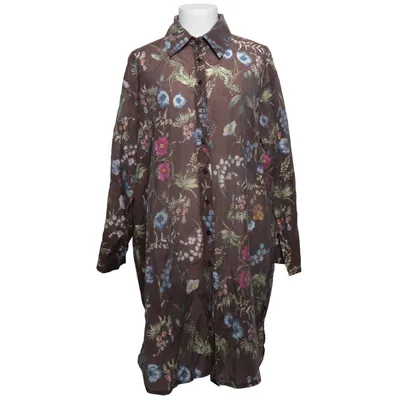 Shirt (Bruin, Meerkleurig) van Blu Royal Polyester, Tencel