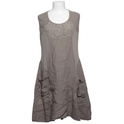 Jurk (Beige) van Made in italy Linnen
