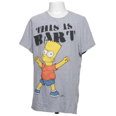 T-shirt (Gris) de The Simpsons Coton, Polyester