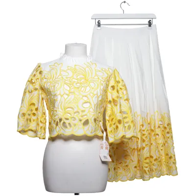 Set (White, Yellow) from Sunfere Cotton, Polyester