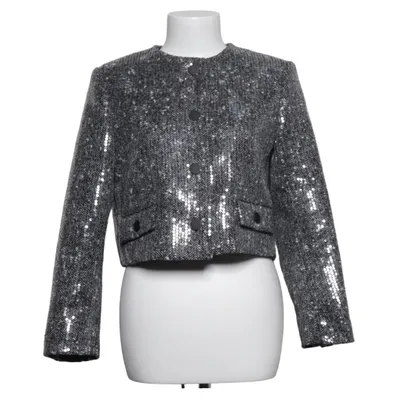 Veste (Gris, Argent) de Sandro Acrylique, Coton, Polyester, Viscose, Laine