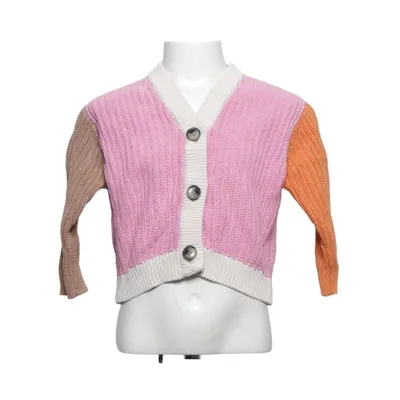 Cardigan (Pink, Flerfarvet) fra Jonas Nielsen Økologisk bomuld