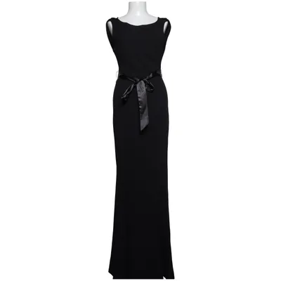Robe longue (Noir) de Bubbleroom by Carolina Gynning Élasthane, Polyester