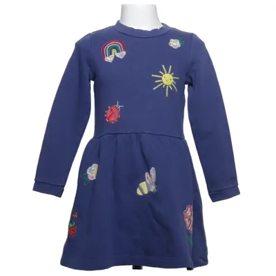 Klänning (Blå, Flerfärgad) från Mini Boden Bomull, Elastan, Polyester