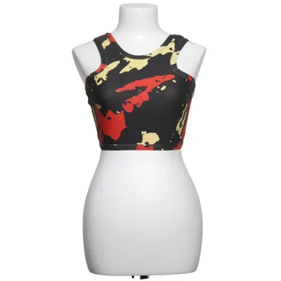 Crop top (Sort, Rød, Gul) fra Bonbon