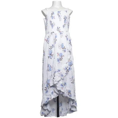 Dress (White, Blue) from Lindex Kids Viscose