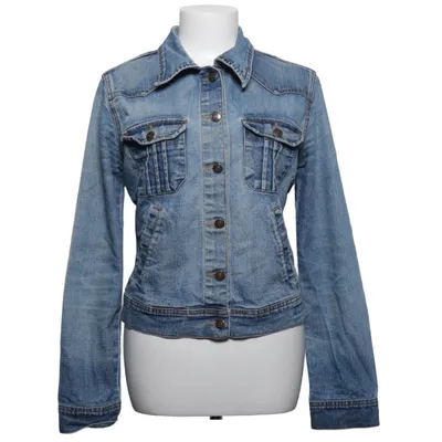Denimjakke (Blå) fra Jeanswear by Crocker Bomuld, Elastan, Polyester
