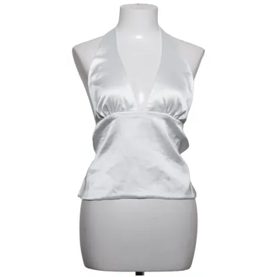 Halter neck top (White) from Zara Polyester