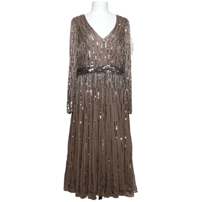 Evening gown (Beige, Silver) from Mac Duggal