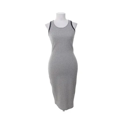 Dress (White, Blue) from Armani Exchange Elastane, Polyester