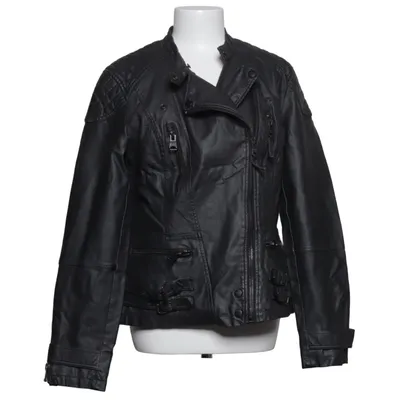 Bikerjack (Grijs) van Khujo Polyurethaan, Viscose