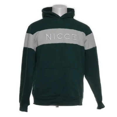 Sweat à capuche (Vert, Blanc) de Nicce Coton, Polyester recyclé