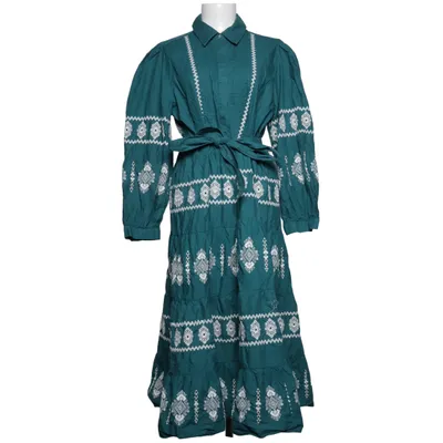 Maxi dress (Green) from Zara