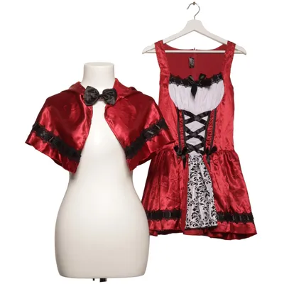 Fancy dress (Red, White, Black) from Leg Avenue Polyester