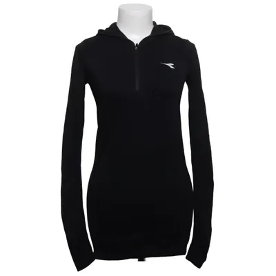 Hoodie (Black) from Diadora Elastane, Polyamide