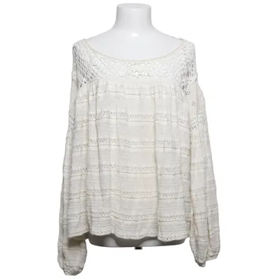 Sweater (Beige) from Free People Acrylic, Cotton, Linen, Modal, Nylon, Viscose