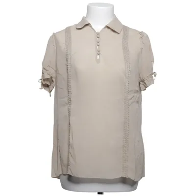Top (Beige) from Massimo Dutti Woman Silk