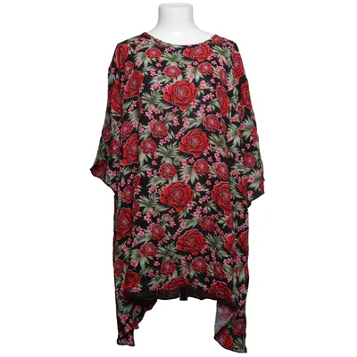 Top (Zwart, Rood, Groen) van AKH Fashion Viscose