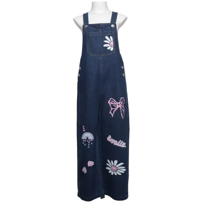 Tuinbroek (Blauw, Meerkleurig) Katoen, Modal, Polyester, Viscose
