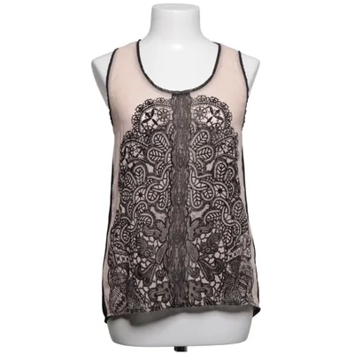 Top (Beige, Black) from Bershka Dressy Collection